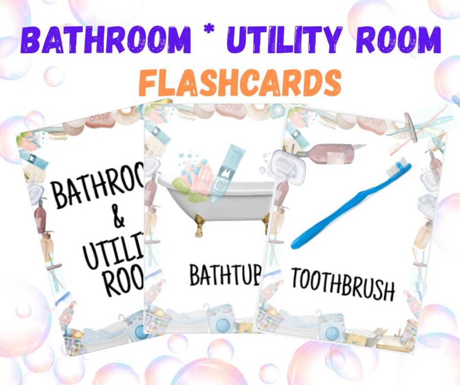 BATHROOM, UTILITY ROOM - flashcards