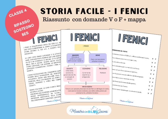 STORIA FACILE - I FENICI