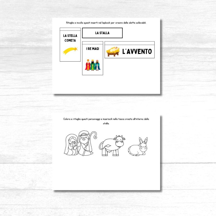 Lapbook "La nascita di Gesù"