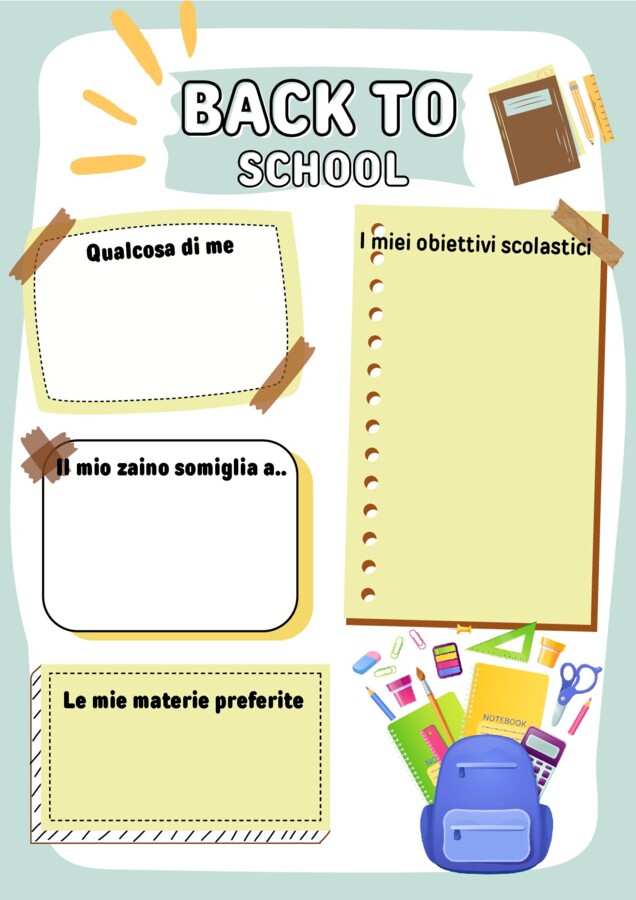 Back to school - Accoglienza