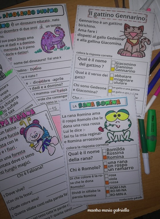 Prime letture e comprensioni in gioco