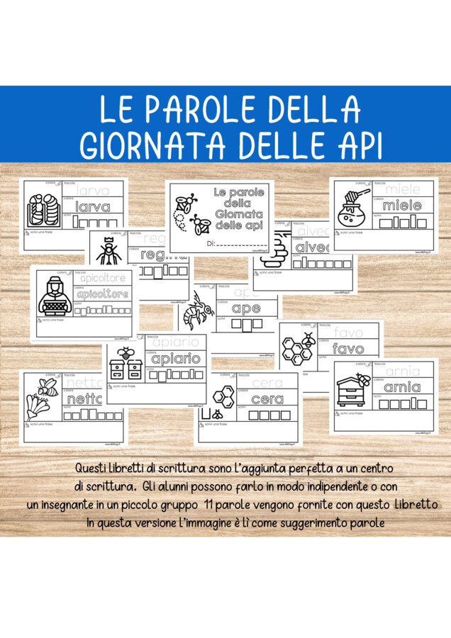LE PAROLE DELLA GIORNATA DELLE API