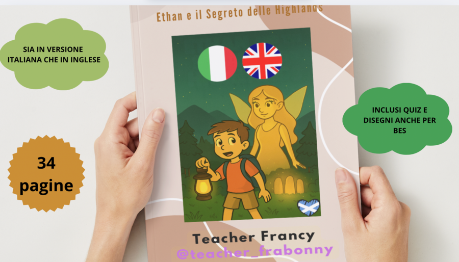 Ethan e il Segreto delle Highlands IN INGLESE & IN ITALIANO 34 PAG