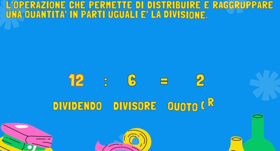 🌈 “Dividere è un gioco! Impariamo la divisione con la maestra 🎒✨”EBOOK CON LINK Video con voce e immagini colorate