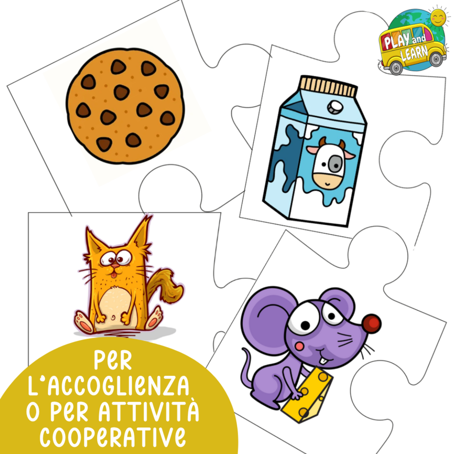 IL PUZZLE DELLE DOMANDE - MATERIALE CARTACEO