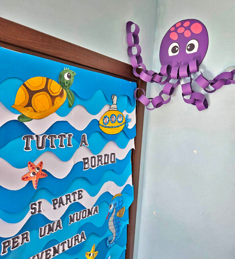 🌊 Decorazione dell’aula di fine anni