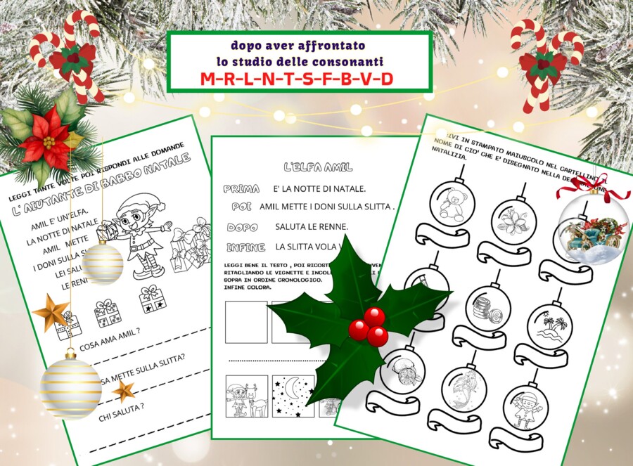 COMPITI per le VACANZE DI NATALE