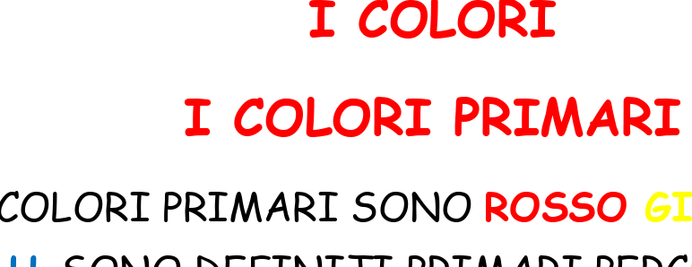 SERIE DI LEZIONI (UDA)SUI COLORI SCUOLA PRIMARIA INDICATO PER II E III