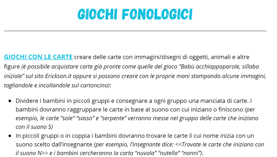 Giochi fonologici
