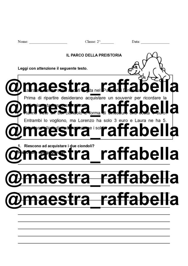 Pacchetto verifiche (NOTE e NON NOTE) di matematica - classe seconda