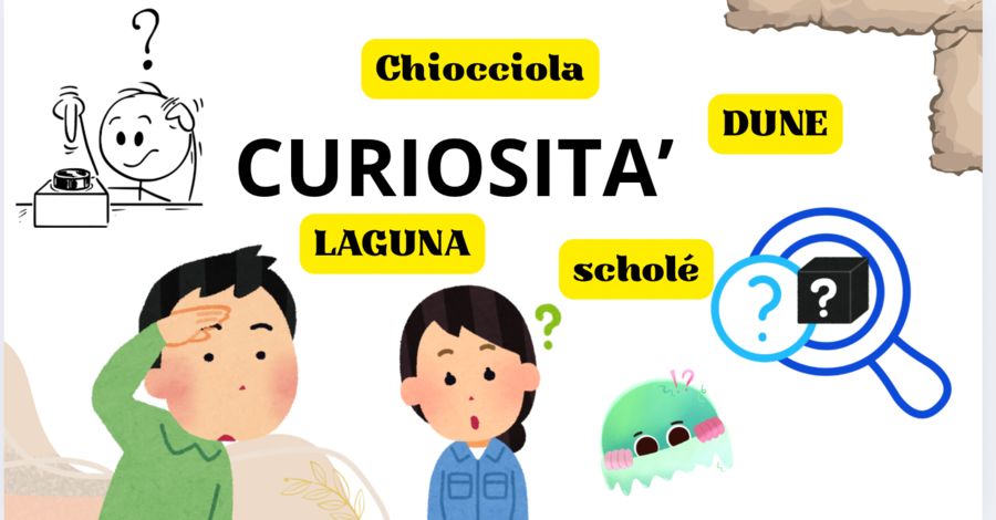 CURIOSITA' DI PAROLE: LAGUNA, DUNE,CHIOCCIOLA E SCHOLE'