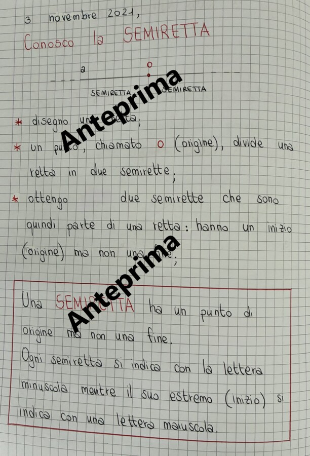 Quaderno GEOMETRIA classe terza PRIMA PARTE