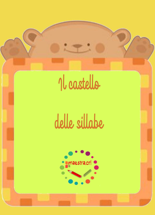 Giocare con le sillabe - Il castello delle sillabe a colori