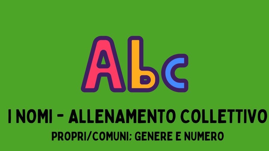 I NOMI - ALLENAMENTO COLLETTIVO
