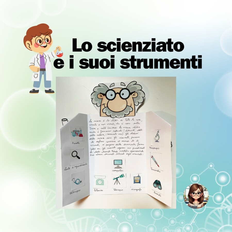 Lo scienziato e i suoi strumenti - Lapbook