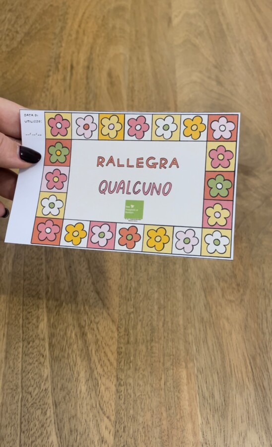 Settimana della gentilezza - Buoni per buone azioni