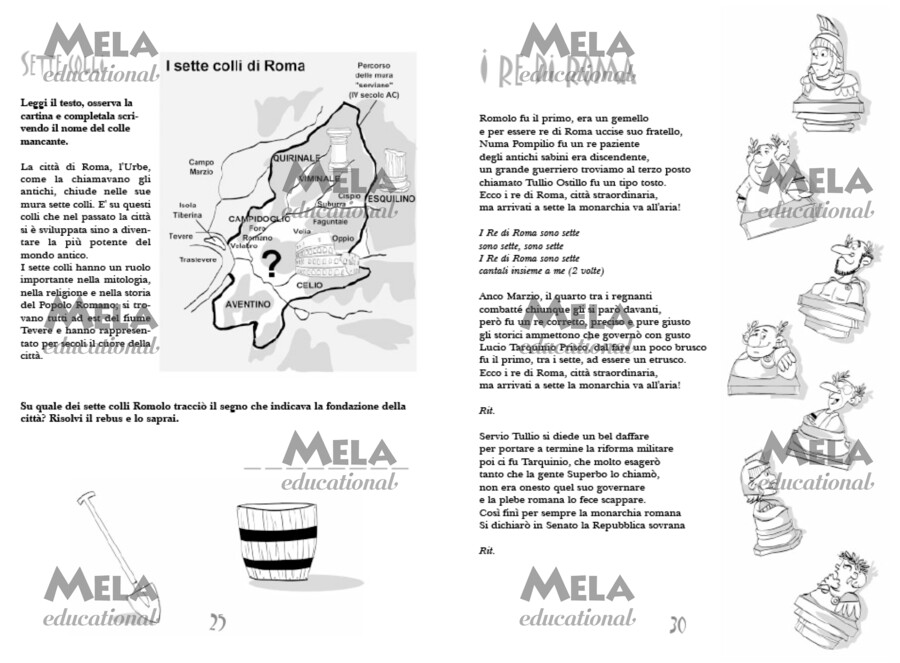 Faraonici romani - libro con canzoni