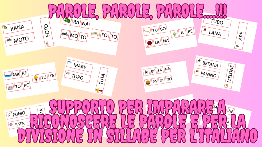 214 parole per l'italiano - sostegno e strumento compensativo