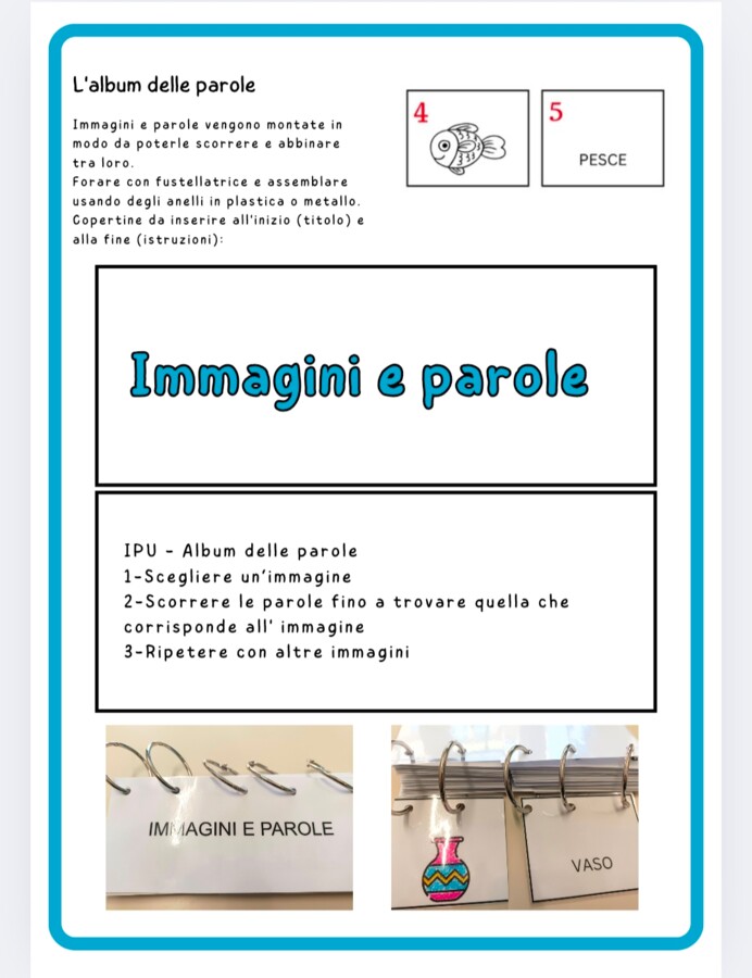 Le carte delle parole- strumento per la lettura globale