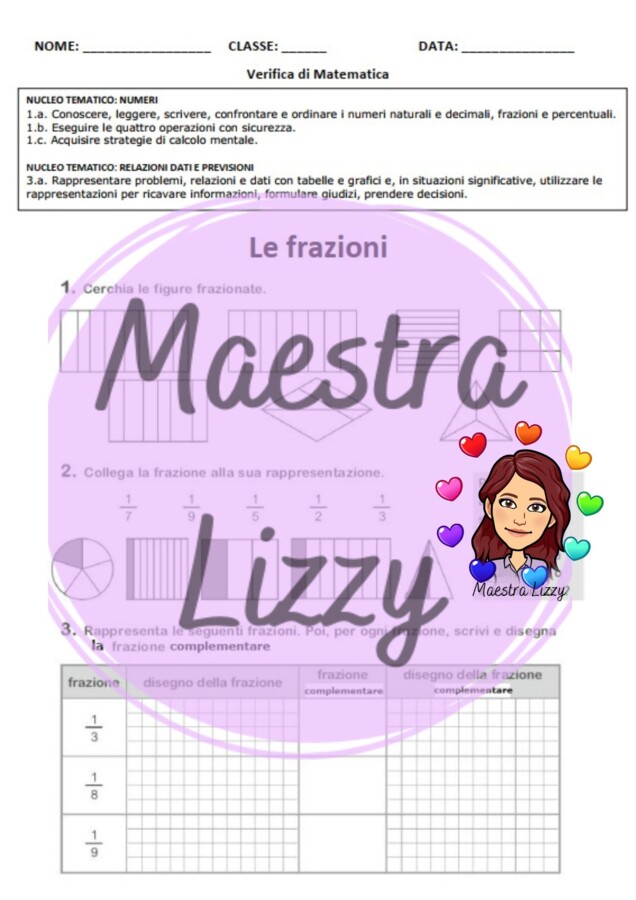 Verifica sulle Frazioni