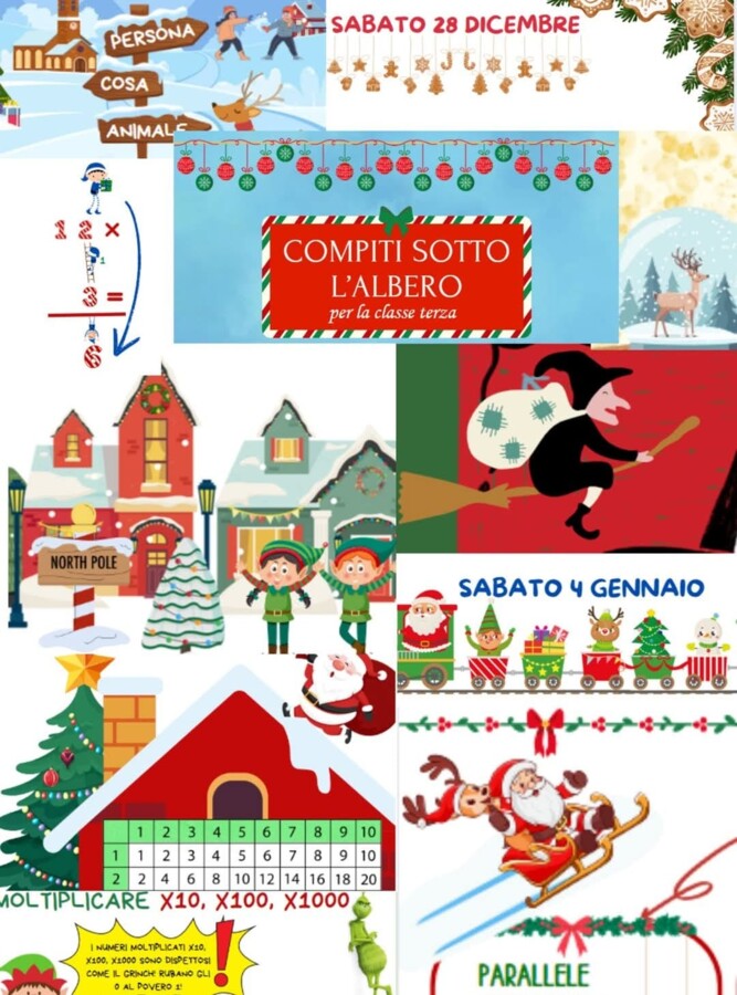 COMPITI SOTTO L'ALBERO CLASSE TERZA