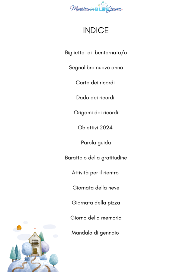 Bentornato gennaio