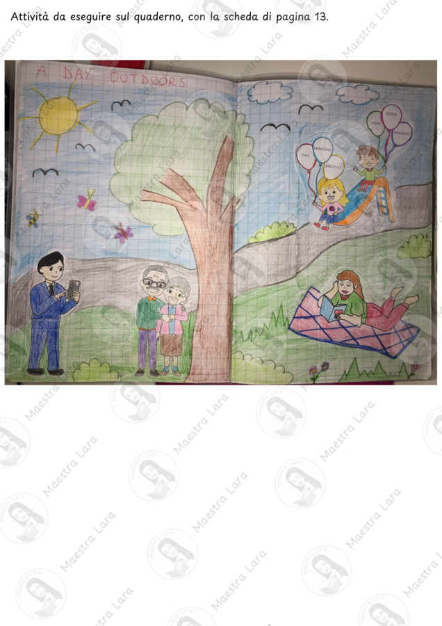 Family - a day outdoors