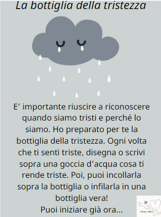 Il quaderno delle emozioni: la tristezza