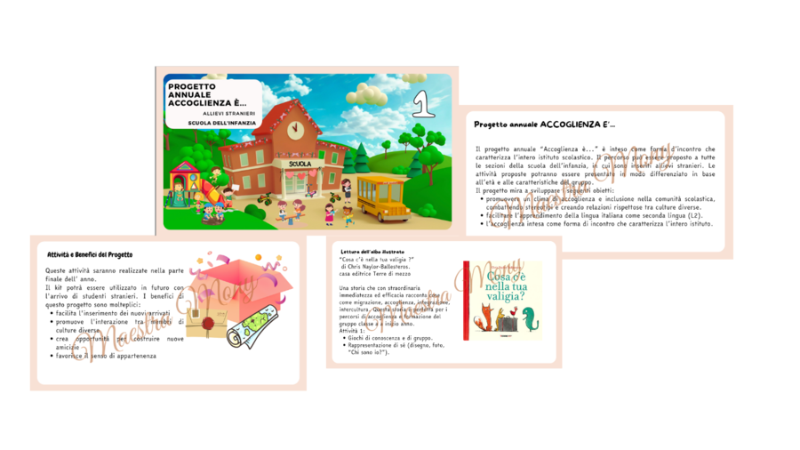"Accoglienza è... " progetto annuale per allievi stranieri scuola dell'infanzia
