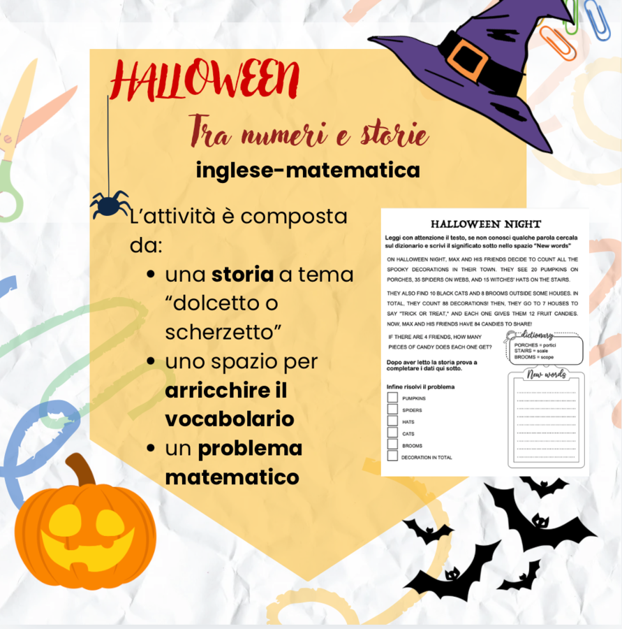 Halloween Night - Story Time and Problem - Inglese e matematica per la classe terza