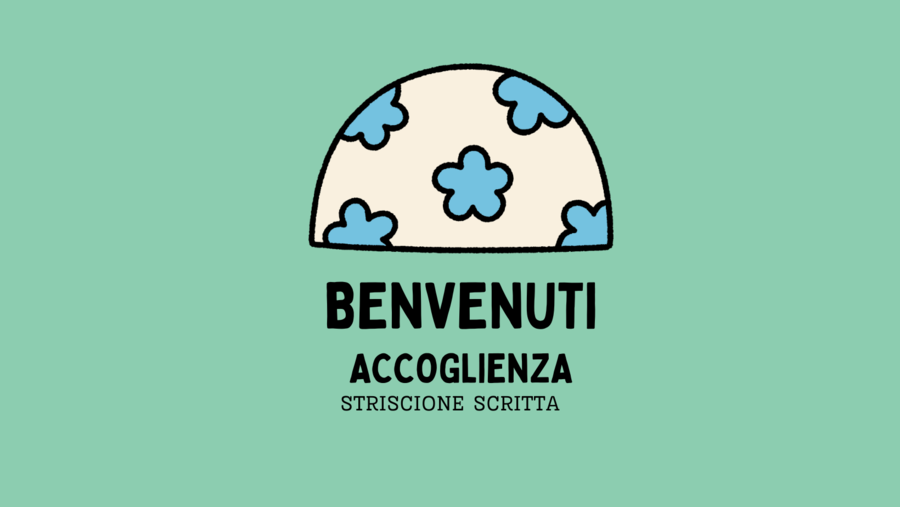BENVENUTI SCRITTA