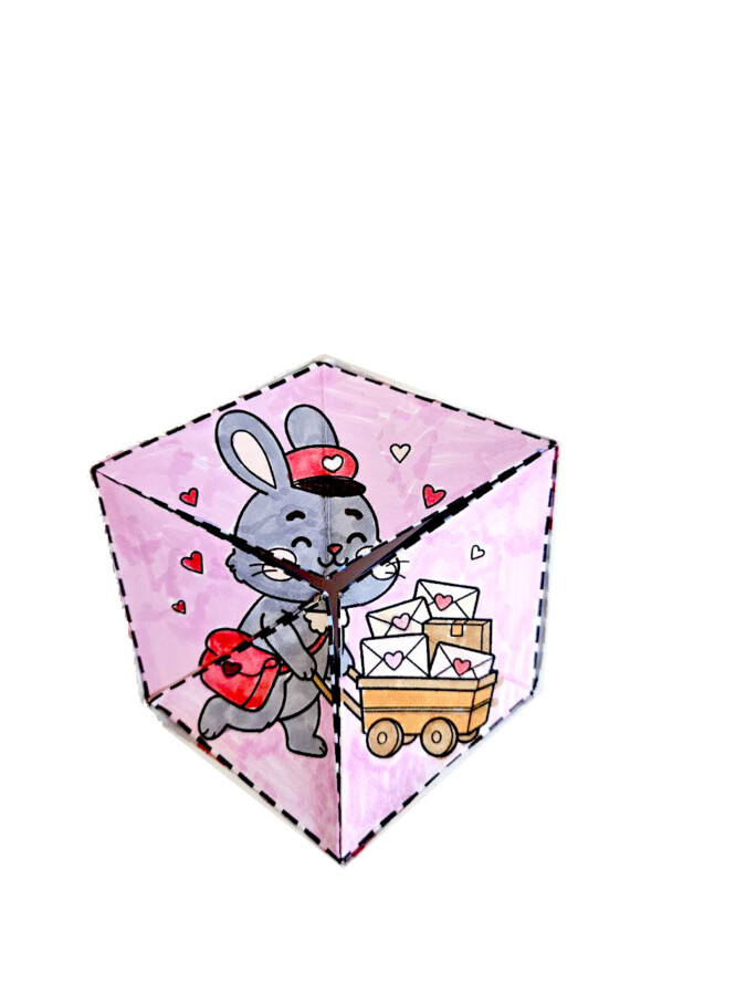 ❤️ Gioco di carta: Flexagon di San Valentino