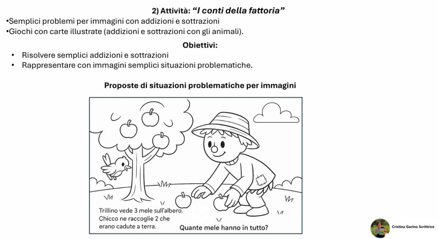 Attività interdisciplinare per la classe prima della scuola primaria: "LO SPAVENTAPASSERI CHE IMPARÓ A CAMMINARE"