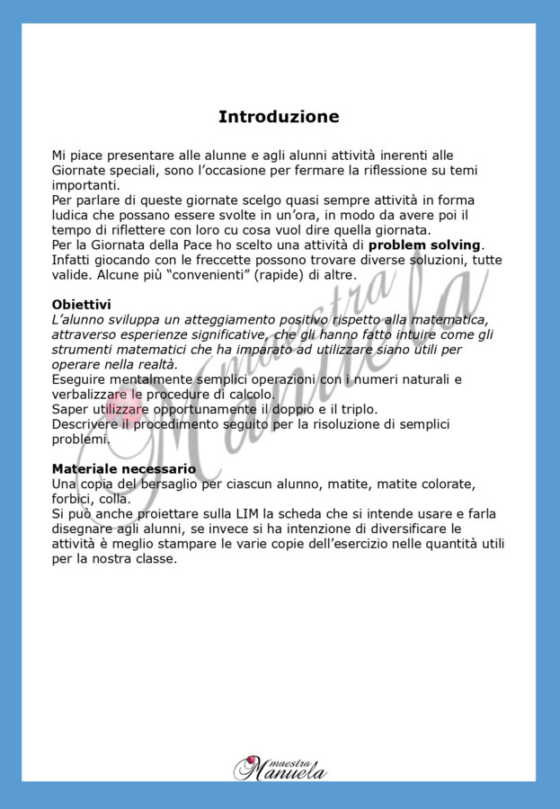 Giornata della Pace: attività
