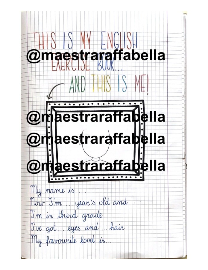 QUADERNO DI INGLESE - I quadrimestre - CLASSE TERZA