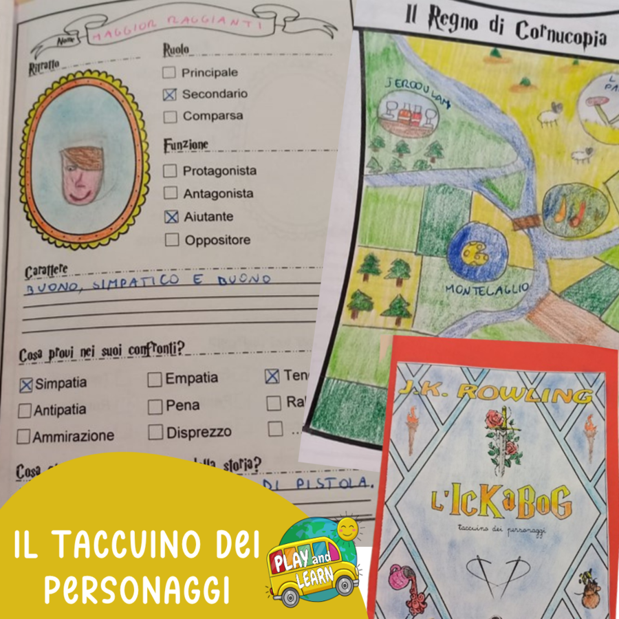Taccuino dei personaggi