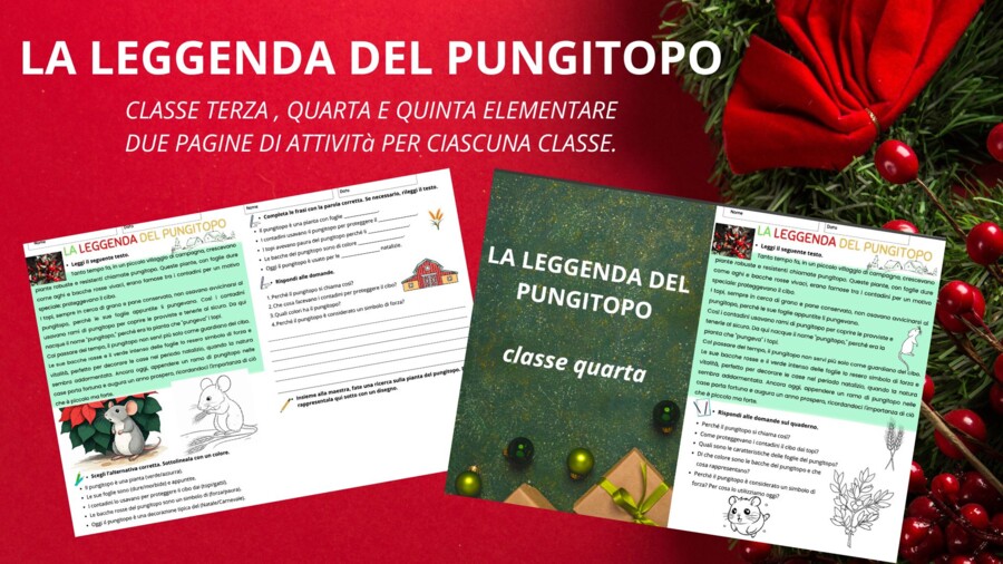 La leggenda del pungitopo_attività per l'inverno