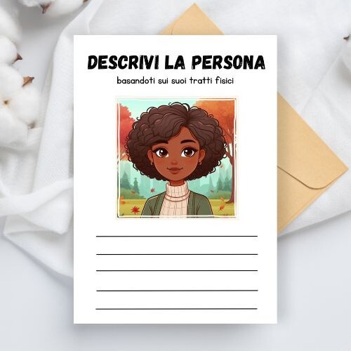 Schede didattiche descrizione persone