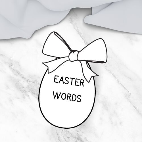 Le parole di Pasqua in inglese - Libretto da comporre