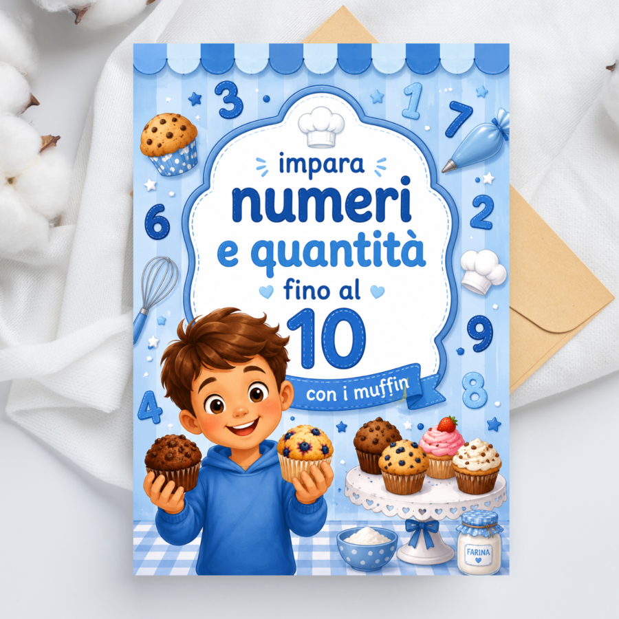Gioco didattico per imparare a contare con i muffin