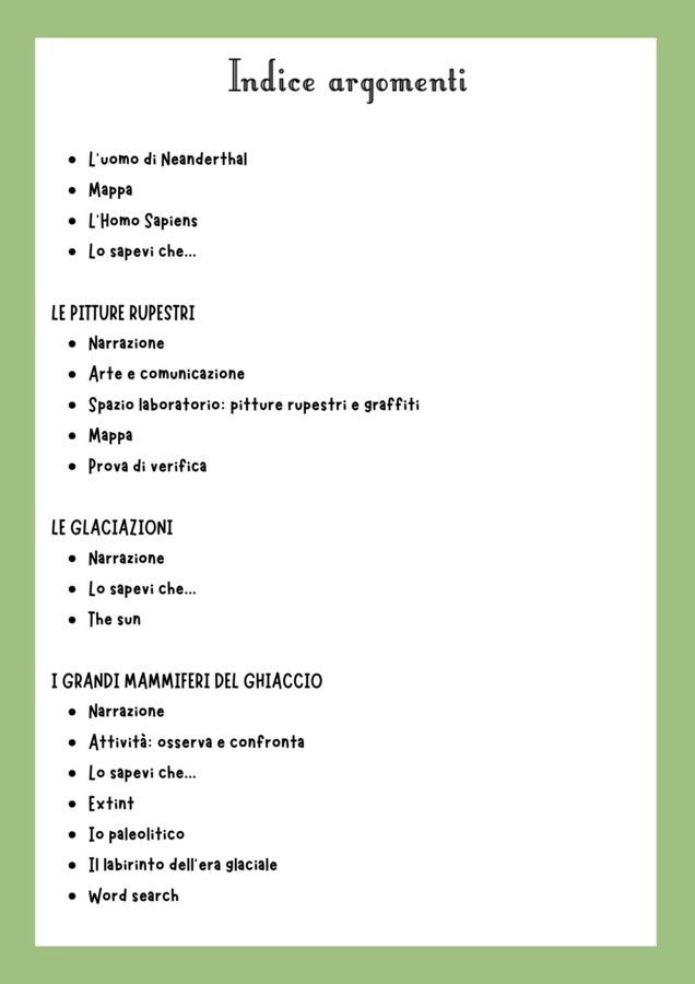 IL PALEOLITICO