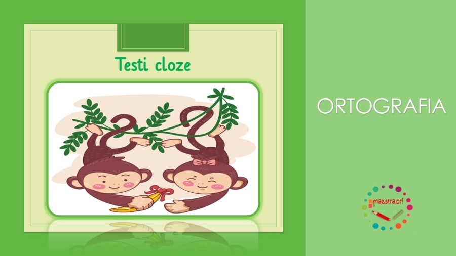 Ripasso ortografico - Testi cloze