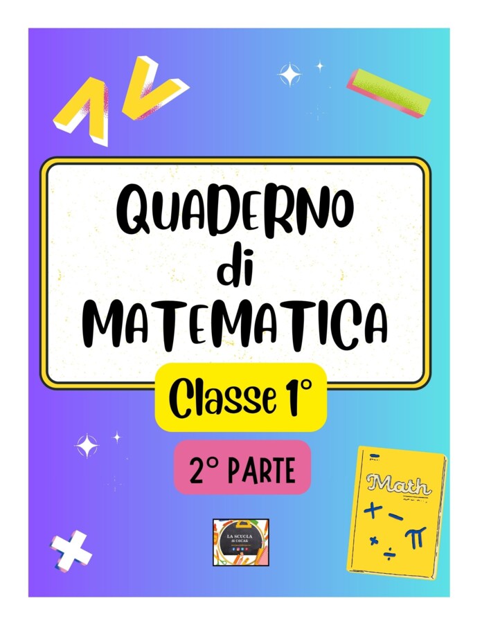 Quaderno operativo di Matematica con kit di 20 schede in b/n - Classe Prima - 2° Parte: i Numeri fino al 19, insiemi, prime operazioni e problemi.