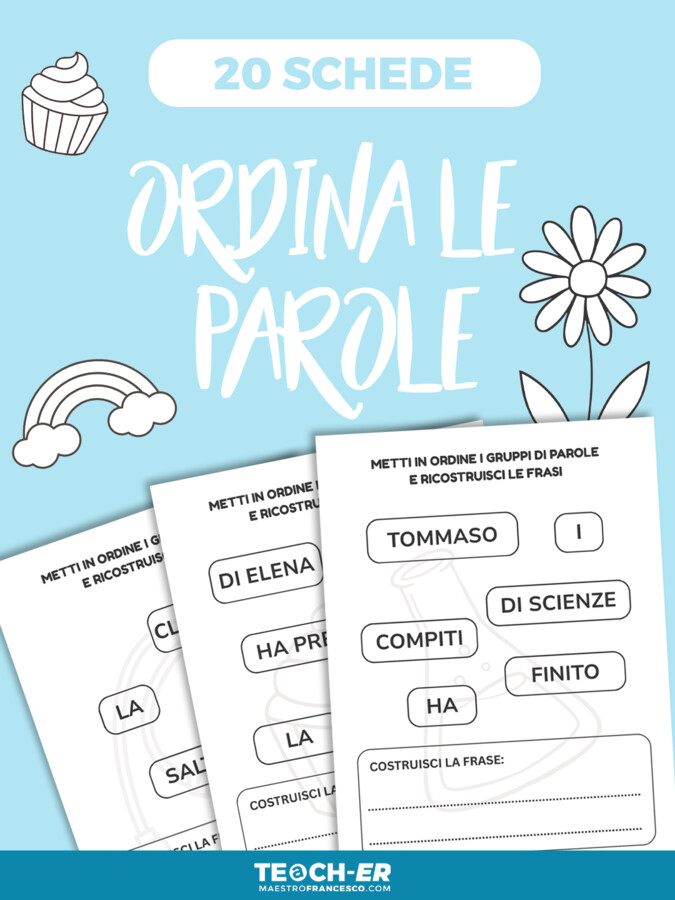 Costruzione della frase: Ordina le parole