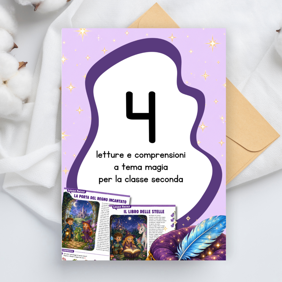 Letture e comprensioni a tema magia per la classe seconda