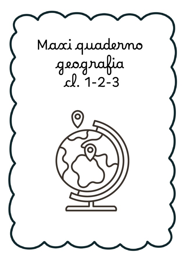 MAXI QUADERNO GEOGRAFIA CL.1-2-3