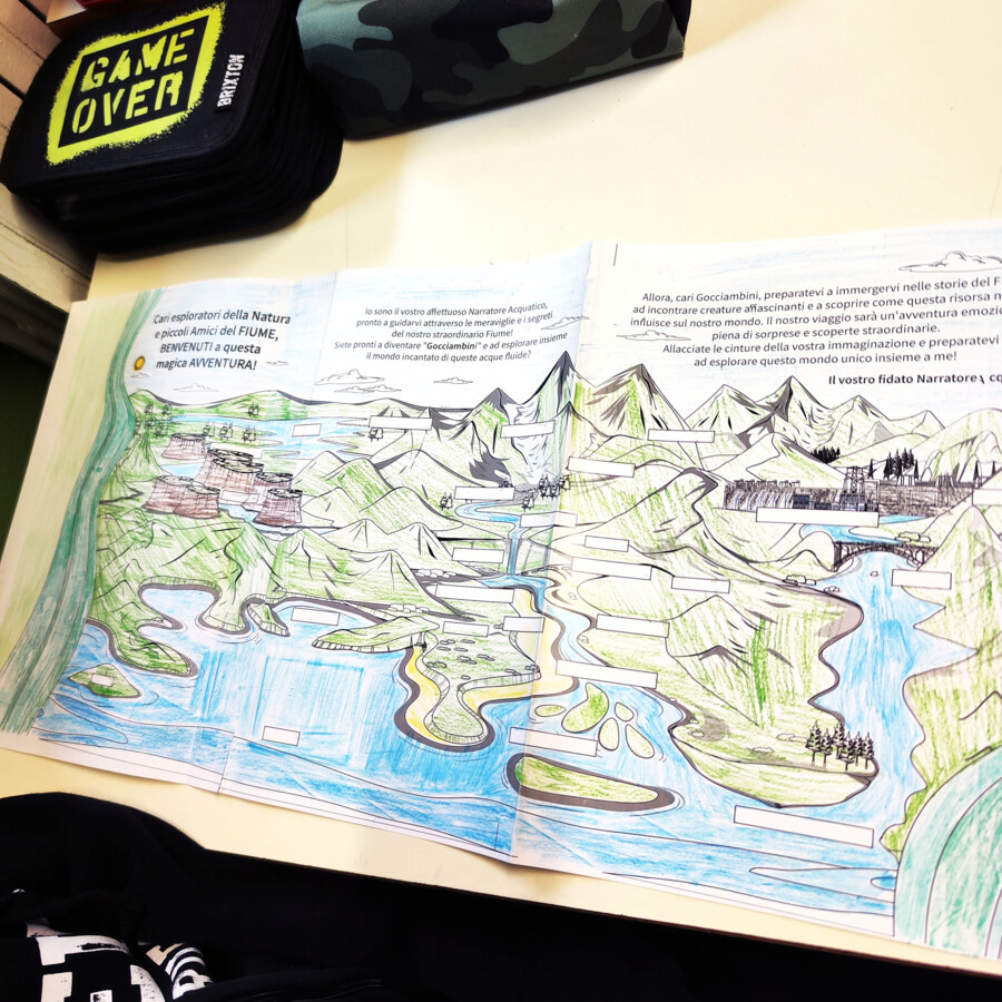 “Viaggio nel Fiume” Estratto DIAGRAMMA + LETTERA DEL NAVIGATORE ACQUATICO