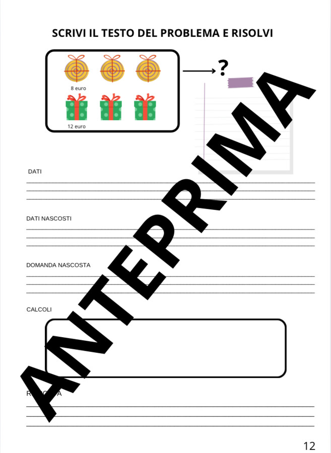 Compiti di matematica classe 4