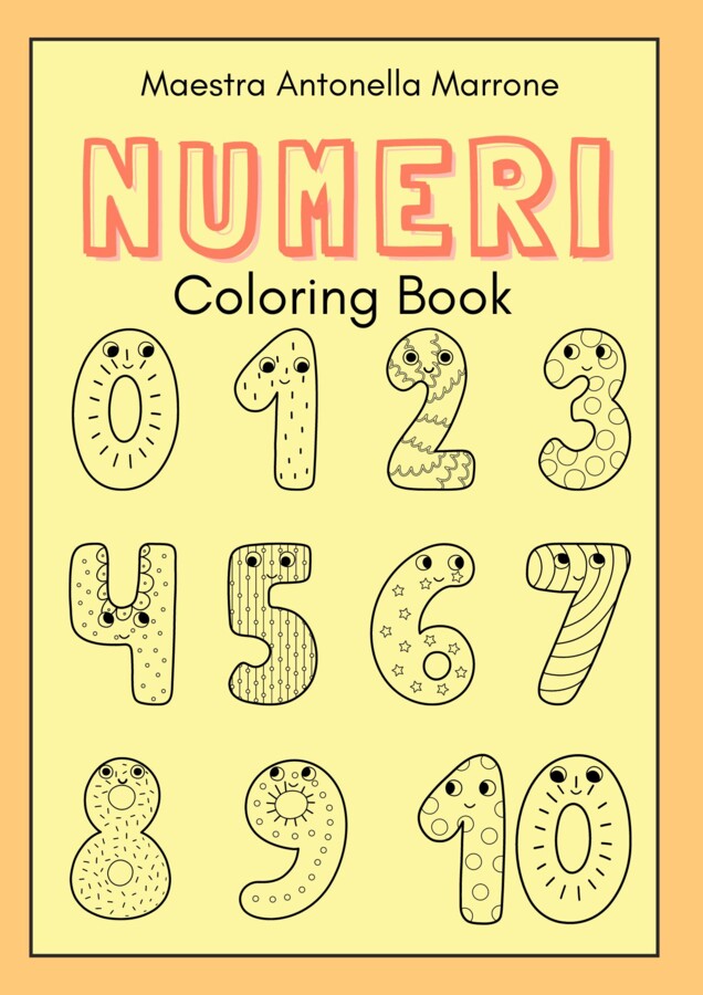 I numer- coloring book
