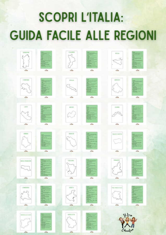 GEOGRAFIA: REGIONI ITALIANE